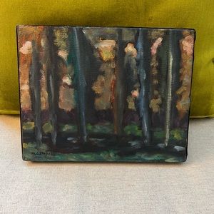 Michael Campeau Oil Painting. Titled “Sunset”. 8x10